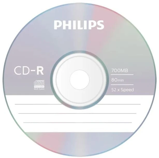 1x10 Philips CD-R 80Min 700MB 52x JC