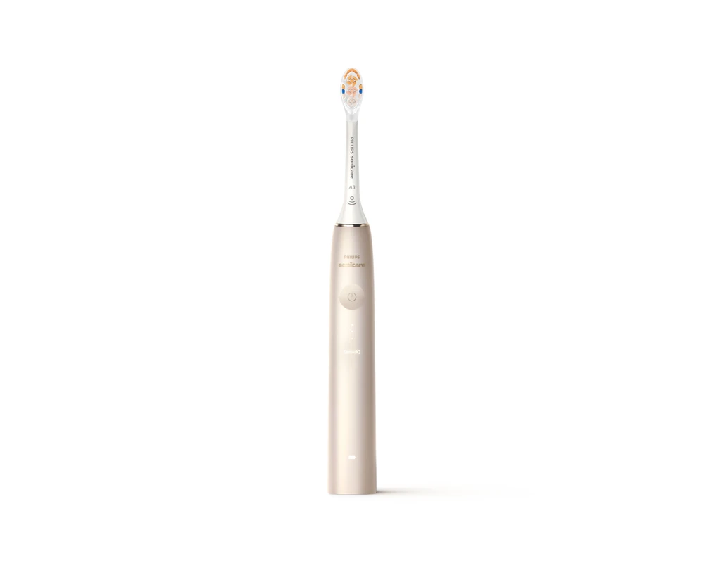 Elektrinis dantų šepetėlis Philips Sonicare DiamondClean Prestige 9900 HX9992/12, šampano spalvos