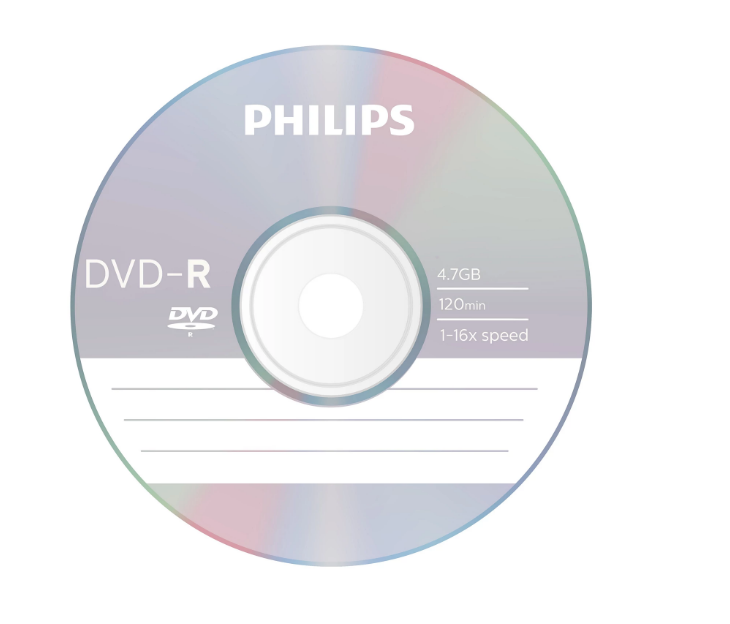 1x100 Philips DVD-R 4,7GB 16x SP