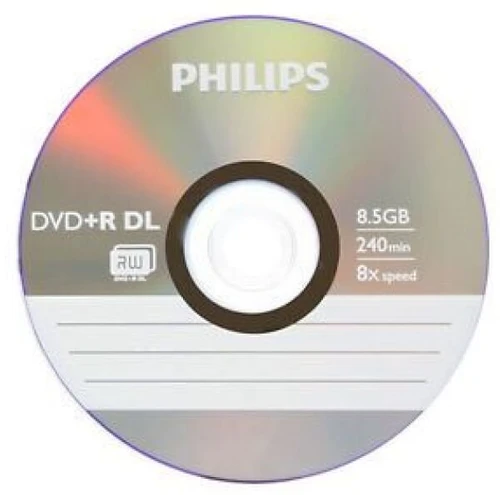 PHILIPS DVD+R DL 8.5GB dėklas