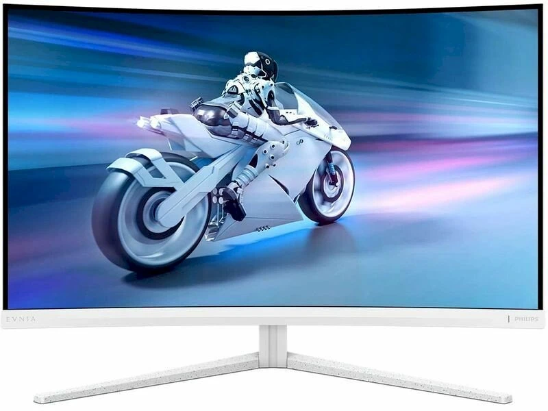 Monitorius „Mmd Monitors“ ekranai „PHILIPS“ 31,5 colio 2560x1440 VA lenktas 1500R 130 mm „EVNIA 5000 Ambiglow“ lenktas QHD 2K 180Hz greitas VA 1 ms GtG HDR10