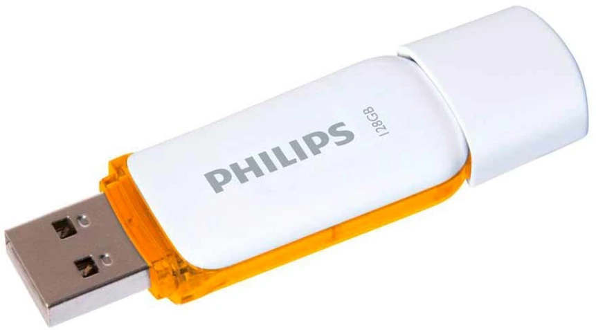 Oranžinė atmintinė Philips USB 2.0 128GB Snow Edition Sunrise Oranžinė