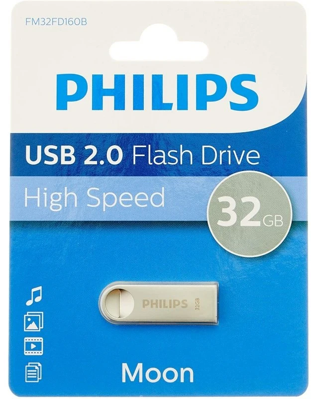 USB atmintinė „Philips Moon Edition 2.0“, 32 GB (FM32FD160B/00)