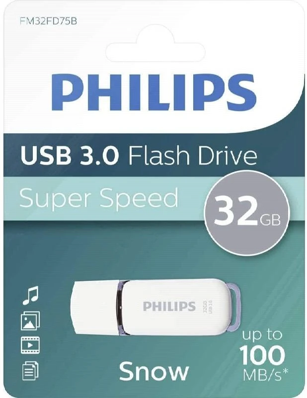 Philips USB 3.0 32GB Snow Edition Pilkas
