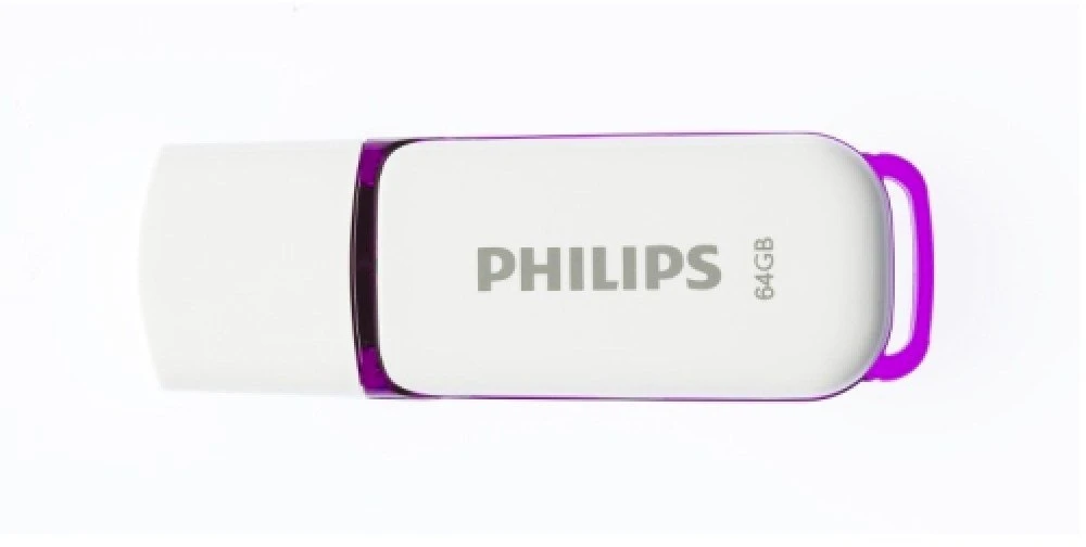 Philips USB 2.0 64GB Snow Edition Violetinė