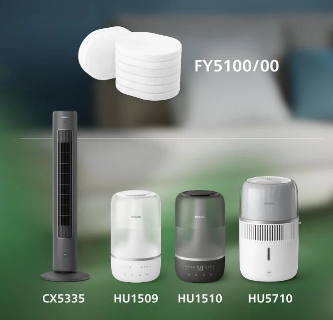 Drėkintuvas Originalūs „Philips“ aromaterapiniai pagalvėlės FY5100/00