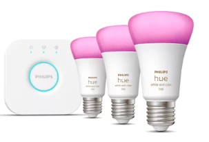 Philips „Hue White and color ambiance“ Pradinis rinkinys: 3 E27 išmaniosios lemputės (1100)