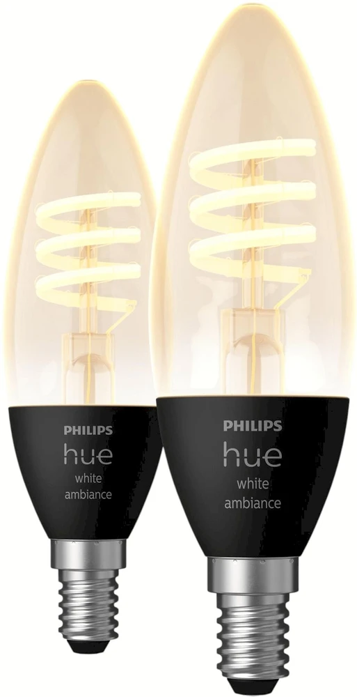 Philips Hue E14 WA 4,6W kaitinimo žvakė, 2 pak