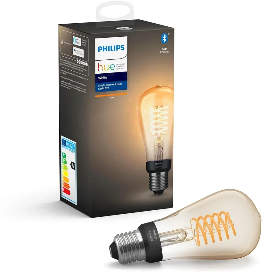 Philips Hue E27 Filament ST64 LED lemputė 7,2 W