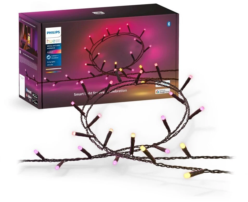 Vidaus ir lauko girlianda Philips HUE Festavia | 250 LED | 20m