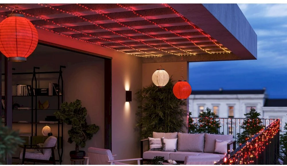 Vidaus ir lauko girlianda Philips HUE Festavia | 250 LED | 20m