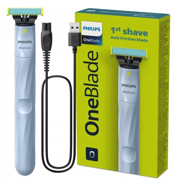 Philips OneBlade 1st Shave rinkinys su USB laidu
