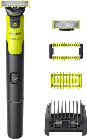 Barzdaskutė Philips OneBlade Pro 360 veidui + kūnui, QP4631/65, Juodos ir žalios spalvos