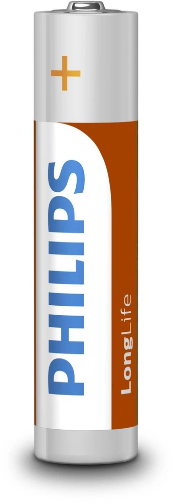 Philips R03L4B/10 AAA baterijos LongLife 4 vnt. Blister