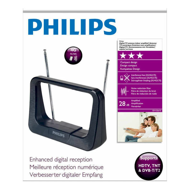 Antena RTV „Philips“ antena TV PHILIPS (SDV1226/12)