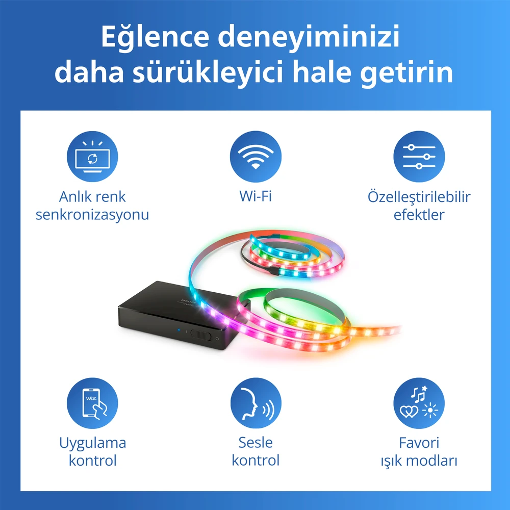 „Philips Smart Sync Box 2.0“ + LED juostelė 55–65 colių televizoriams