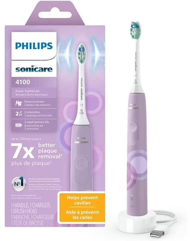Dantų šepetėlis Philips Sonicare 4100 HX3689/44, Violetinis