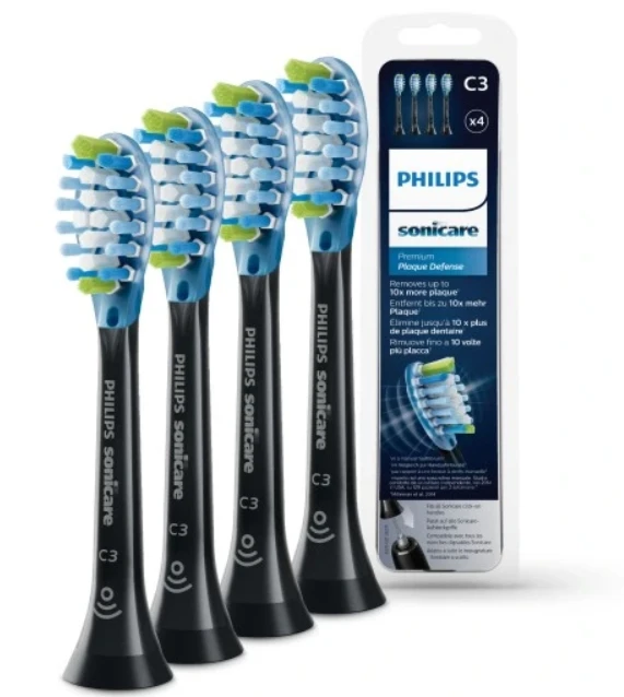 Philips Sonicare C3 Premium Plaque Defence Standartinės Sonic dantų šepetėlio galvutės HX9044/33