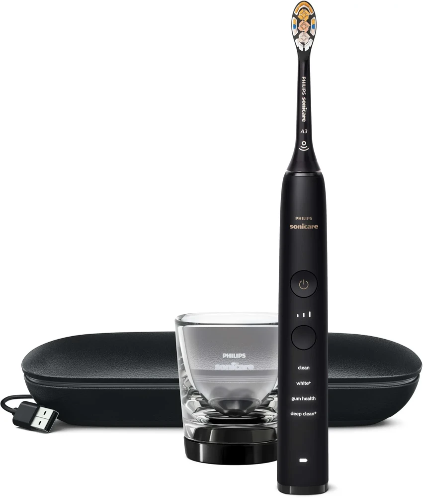Philips Sonicare DiamondClean 9000 „Sonic“, elektrinis dantų šepetėlis su programa HX9911/17