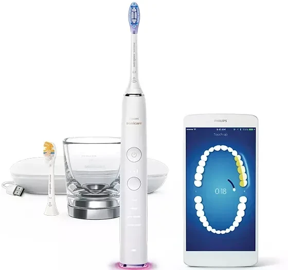 Philips Sonicare DiamondClean Smart 9400 „Sonic“, elektrinis dantų šepetėlis su programėle HX9917/88
