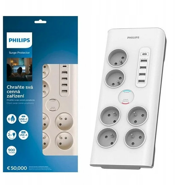 Philips 6 lizdai AC Fr 40W, 2 m