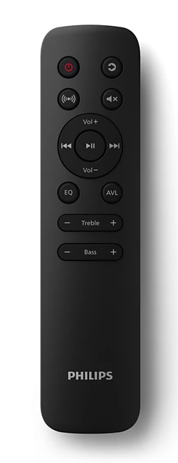 Namų kino sistema Philips 2.1 garso juosta su belaidžiu žemųjų dažnių garsiakalbiu tab6309/10