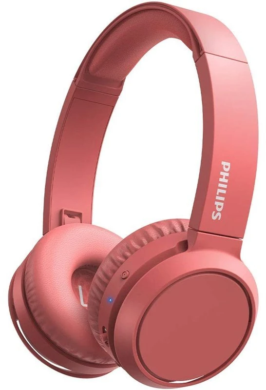 Ant ausų dedamos belaidės ausinės Philips TAH4205RD, Raudonos