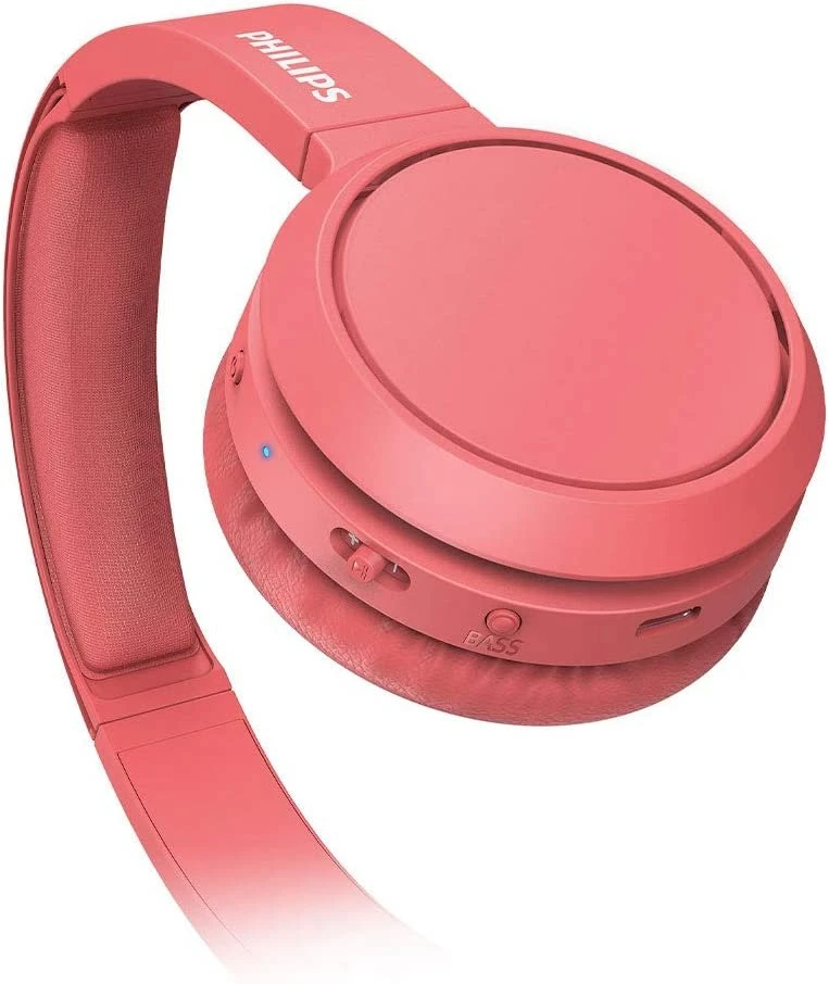 Ant ausų dedamos belaidės ausinės Philips TAH4205RD, Raudonos