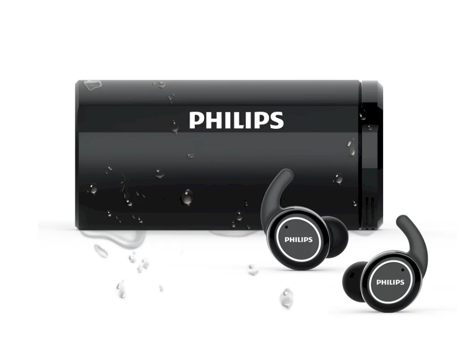 ActionFit Belaidės ausinės Philips TAST702BK/00, Juodos