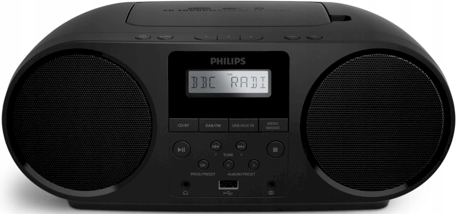 Grotuvas Philips TAZ6000/10, Juodas, Portable CD grotuvas