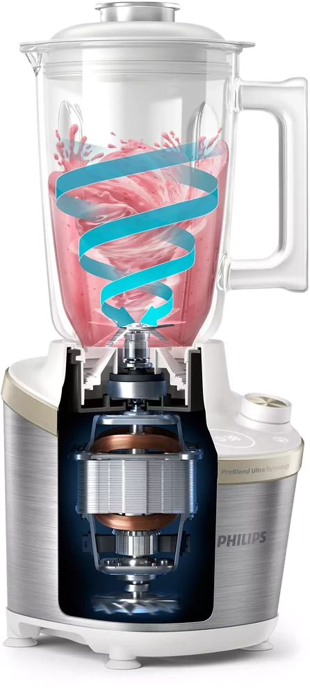 Kokteilinė Philips HR3760/01 7000 serija, Sidabrinės/Auksinės spalvos