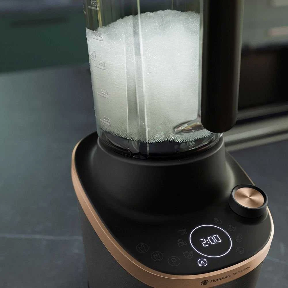 Philips Flip&Juice™ Didelio greičio maišytuvas su sulčiaspaudės moduliu HR3770/10, Juodas