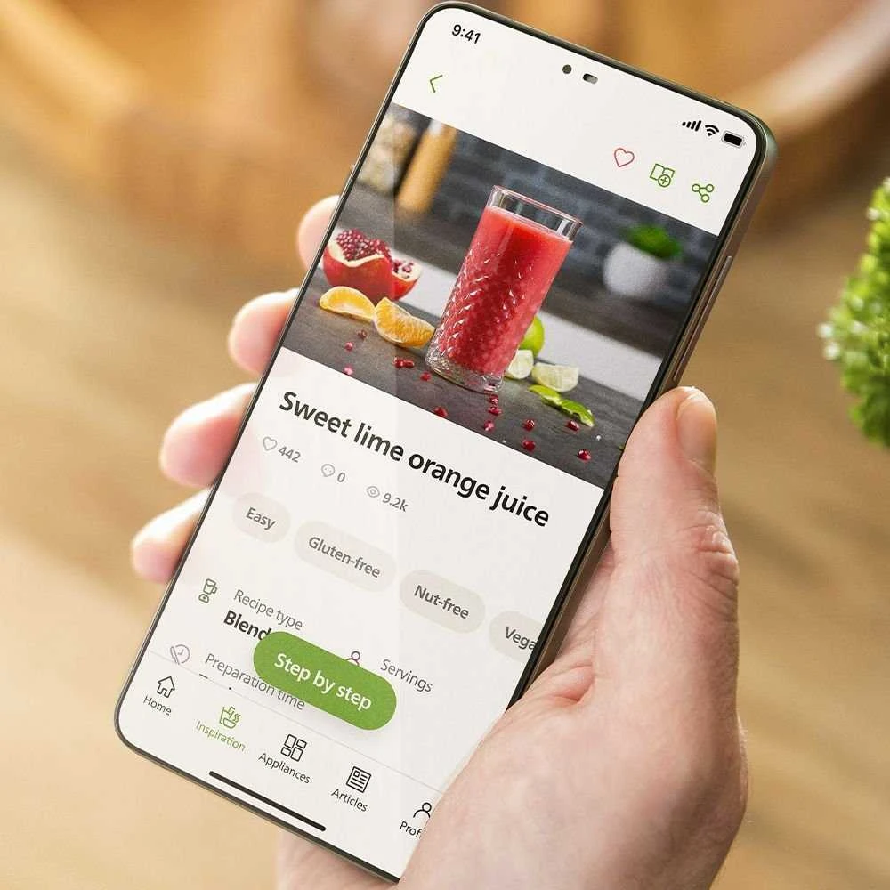 Philips Flip&Juice™ Didelio greičio maišytuvas su sulčiaspaudės moduliu HR3770/10, Juodas