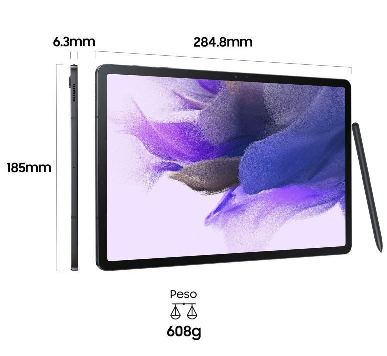 Planšetė Samsung T733N Galaxy Tab S7 FE WiFi 12.4 64GB (Juodas)