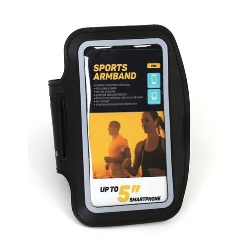 Caso Platinet Išmanusis telefonas Armband HQ, juoda (42053)