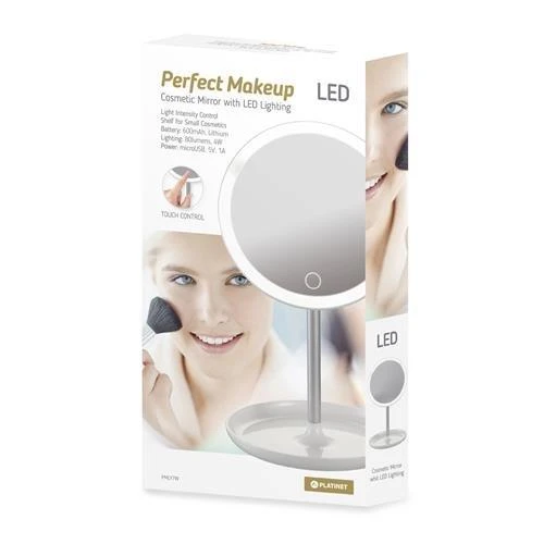 Platinet kosmetinis veidrodis LED 4W PMLY7W, baltas