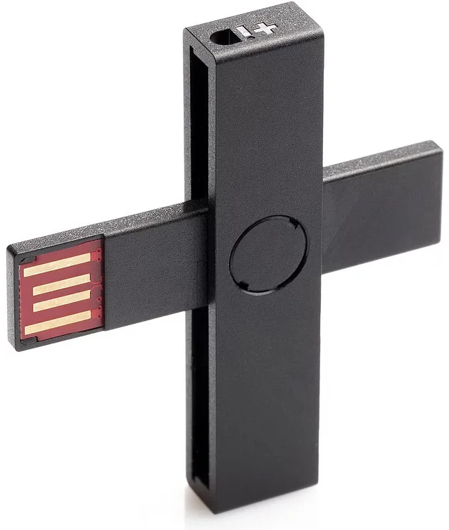 Pluss Id +ID Smart Card Reader juodas, BLISTER