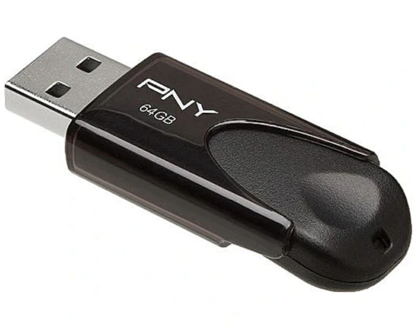 Pny Technologies PNY Attaché 4 2.0 64GB USB atmintinė USB A tipo Juodas