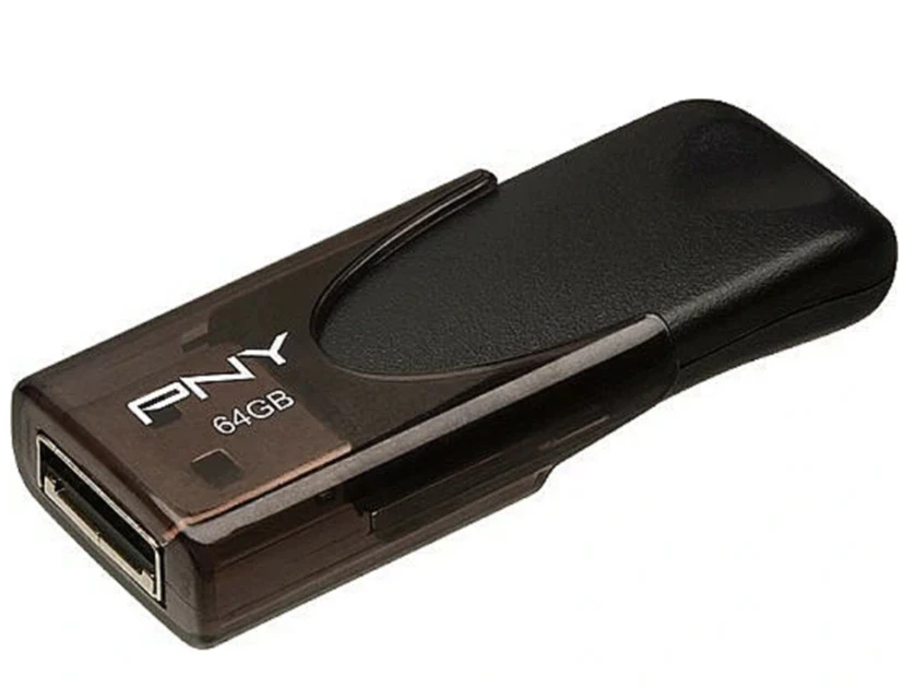 Pny Technologies PNY Attaché 4 2.0 64GB USB atmintinė USB A tipo Juodas
