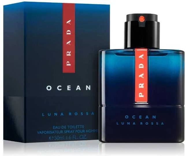 Prada Luna Rossa Ocean Pour Homme EDT tualetinis vanduo vyrams, 50 ml