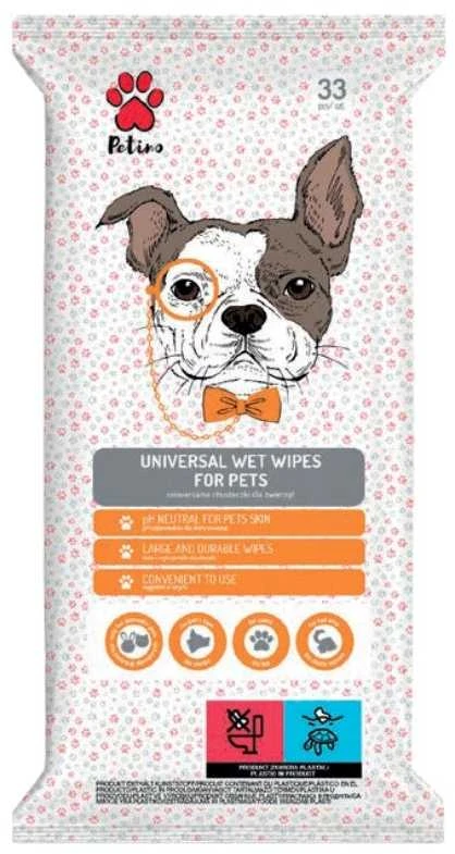 PRESTO PETINO Chusteczki augintiniams - universalus 1op.-33szt