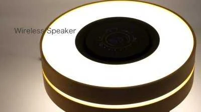 Garsiakalbis Promate Mirth 3in1 / Naktinė lempa / Bluetooth garsiakalbis 10W / Qi belaidis įkrovimas / LED laikrodis