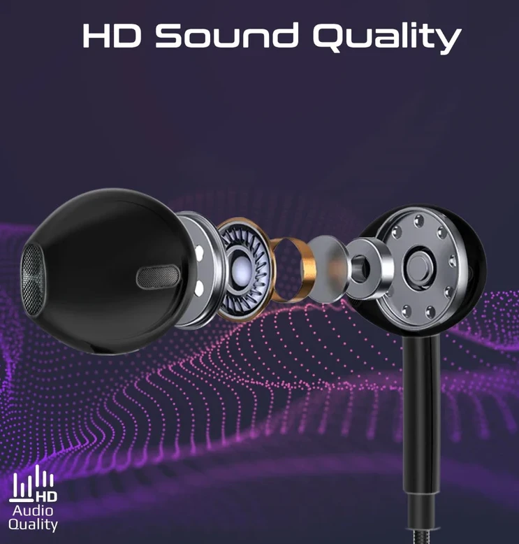Ausinės Promate MonoPod Ergonomic Mono MFI Certified In-Ear su laidu Earphones Lightning / 1.3m