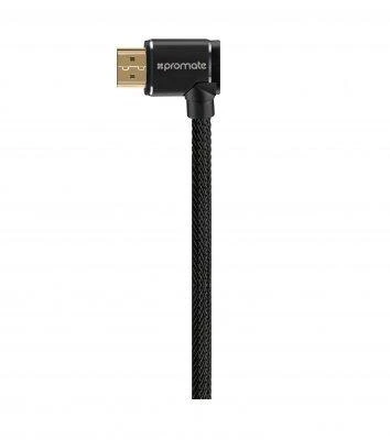Promate HDMI kabelis su stačiakampe jungtimi
