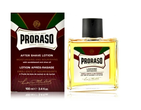 Odą maitinantis losjonas po skutimosi Proraso Red Line After Shave Lotion, 100 ml