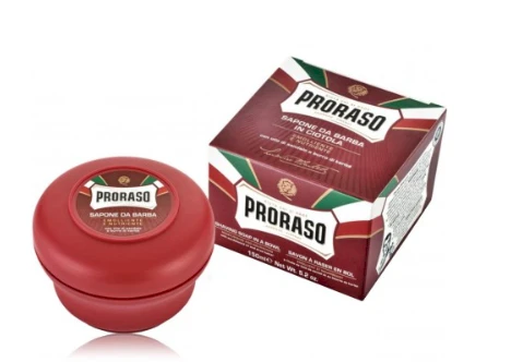 Proraso Red Line Shaving Soap In a Jar Odą maitinantis skutimosi muilas, 150 ml