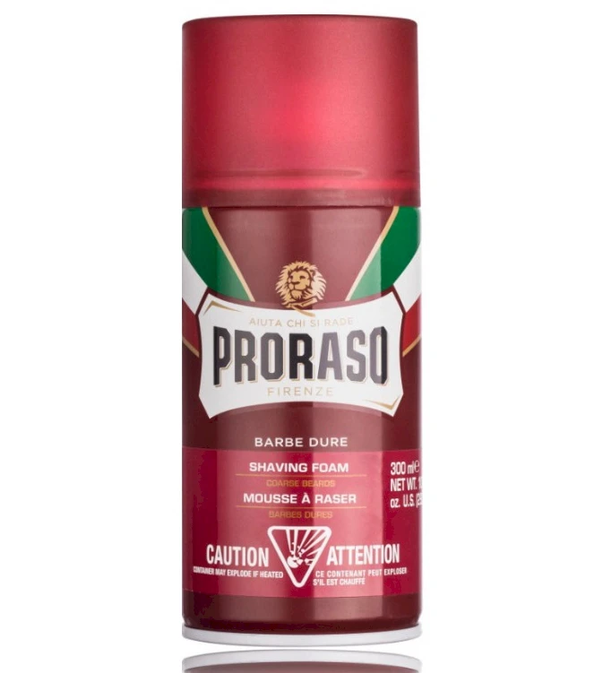 Proraso Red Line Shaving Foam Odą minkštinančios skutimosi putos, 300 ml