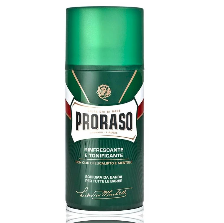 Proraso Green Line Shaving Foam Gaivinančios skutimosi putos, 300 ml