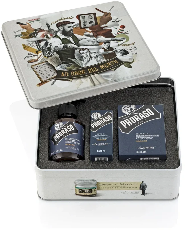 Vintažinis barzdos rinkinys Proraso Refreshing Vintage Beard Care Kit, 1vnt.
