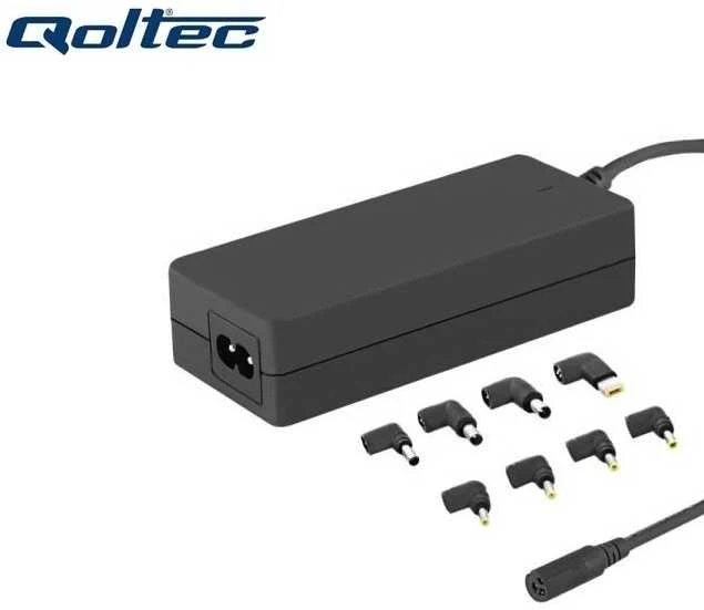Universalus nešiojamų kompiuterių įkroviklis Qoltec 50012 90W + 8 kištukai